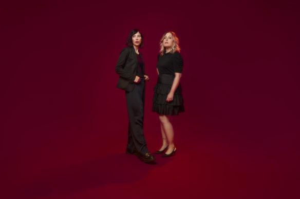 Carrie Brownstein and Corin Tucker: their well-practised interplay is as smooth as a Wimbledon match.