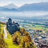 The capital of Liechtenstein, Vaduz.