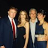 Donald Trump and his future wife, Melania, with Jeffrey Epstein and Ghislaine Maxwell in 2000.