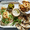 Spice up taco Tuesdays with fried squid and a quick and easy jalapeno slaw.