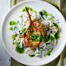 This summer recipe takes potato salad to the next level, swapping mayo for burrata.