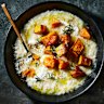 This warming vegetarian risotto is ideal for the transition to cooler weather, made with naturally sweet roasted pumpkin.
