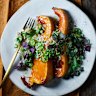 An accidentally vegan roasted pumpkin and brown rice salad with a Japanese twist.