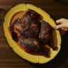 Blackened piri-piri chicken.