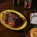 Blackened piri-piri chicken.