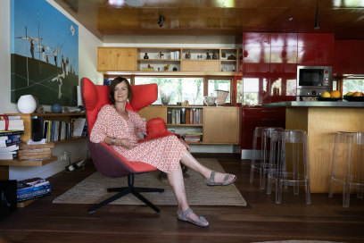 Jane Barnes enjoys her cool and energy-efficient home.