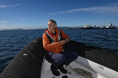 Trouble on the horizon: Bob Brown says Labor has failed to neutralise salmon farming as an election issue.