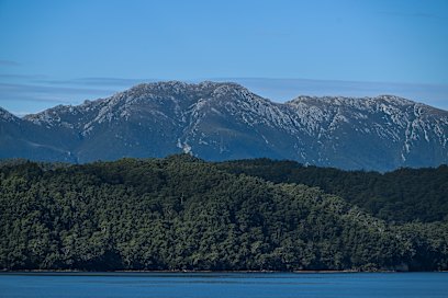 Macquarie Harbour in south-west Tasmania.