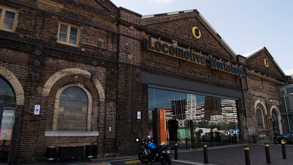 The old Locomotive Workshop at Eveleigh.