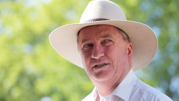 Former deputy prime minister Barnaby Joyce. 