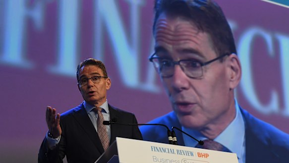 BHP's chief executive Andrew Mackenzie.