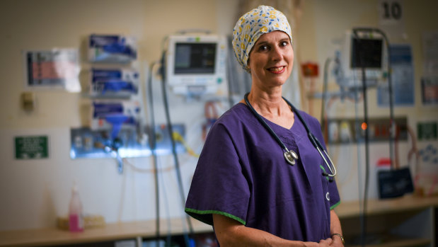 Anaesthetist Dr Phillipa Hore says patients often think she is a nurse.