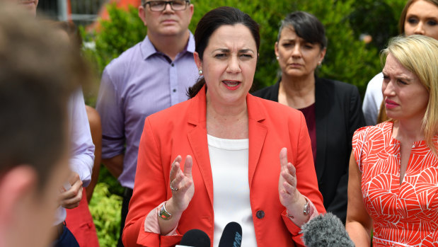 Premier Annastacia Palaszczuk has announced funding for M1 upgrades on day eight of the Queensland election campaign.
