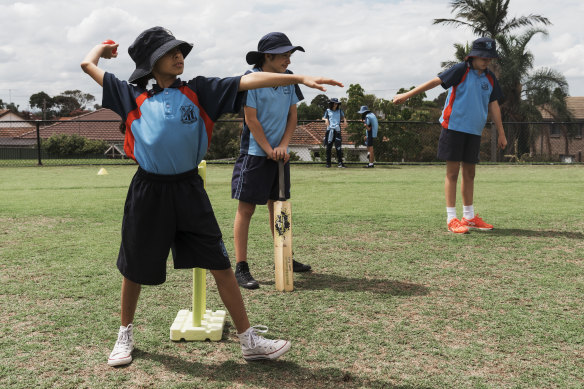 Bowled away: Cricket Australia are attempting to get young women excited about cricket.