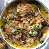 Delicious seasoned chicken simmered in crisp apple cider.