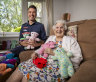 Rhody to recovery: The 100-year-old who knits trauma teddy bears