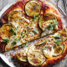 20-minute pizza alla norma. 