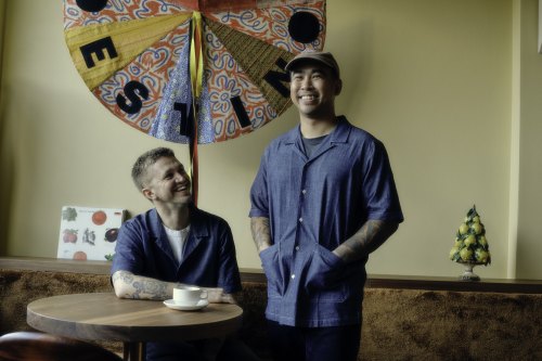 Daniel Harrison and Michael Ico, co-owners of Newtown cafe Soulmate, have teamed up to open Superfreak in Marrickville.