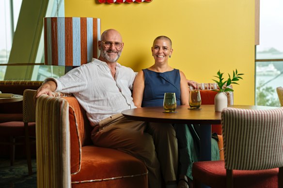 Restaurateurs Alessandro and Anna Pavoni.