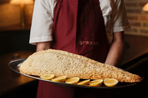 The salt-baked snapper returns.