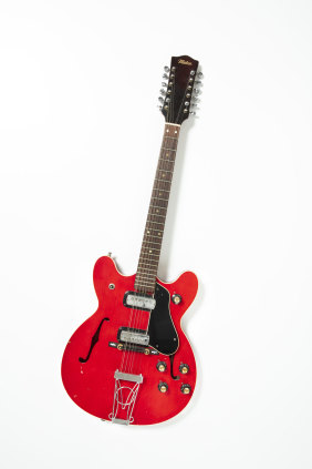 Maton Sapphire guitar used by The Easybeats’ guitarist Harry Vanda.