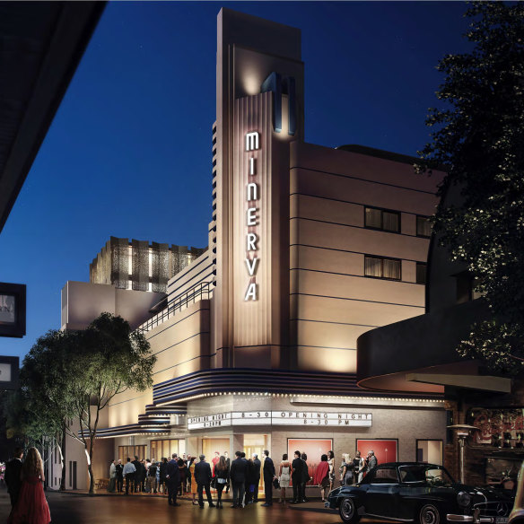 Artist impression of the new-look Minerva Hotel in Potts Point.
