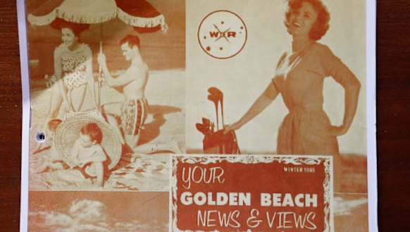 The original promotional material for Victoria's Golden Beach. 