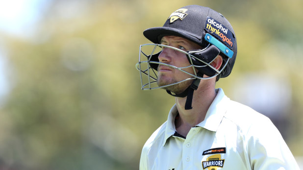 Cameron Bancroft, pictured earlier this month, had a bizarre departure than become a major talking point at Kingsmead.