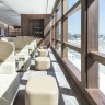Qantas’ exclusive Chairman’s Lounge (pictured at Brisbane Airport).