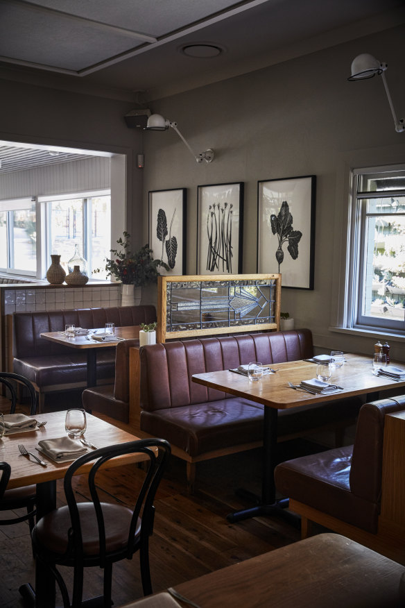 The dining room.