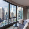 Room with a quintessential NYC  view at Tempo By Hilton New York Times Square.