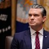 War Secretary Pete Hegseth.
