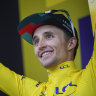 ‘The guys were screaming’: Hindley takes yellow jersey after shock Tour win