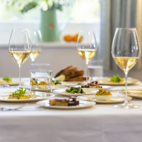 Pair your meal with a wine.