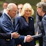King Charles III meetsElizabeth Hillman, president and CEO of the National 9/11 Memorial.