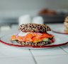 Ora lox bagel.