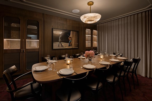 The private dining room at Grappa.