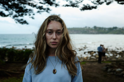 Debnam-Carey as Alice Hart in The Lost Flowers of Alice Hart.