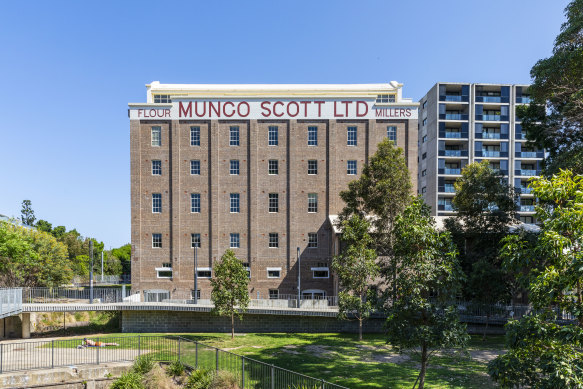 The Mungo Scott Building at 18 Flour Mill Way in Summer Hill, Sydney is up for sale.