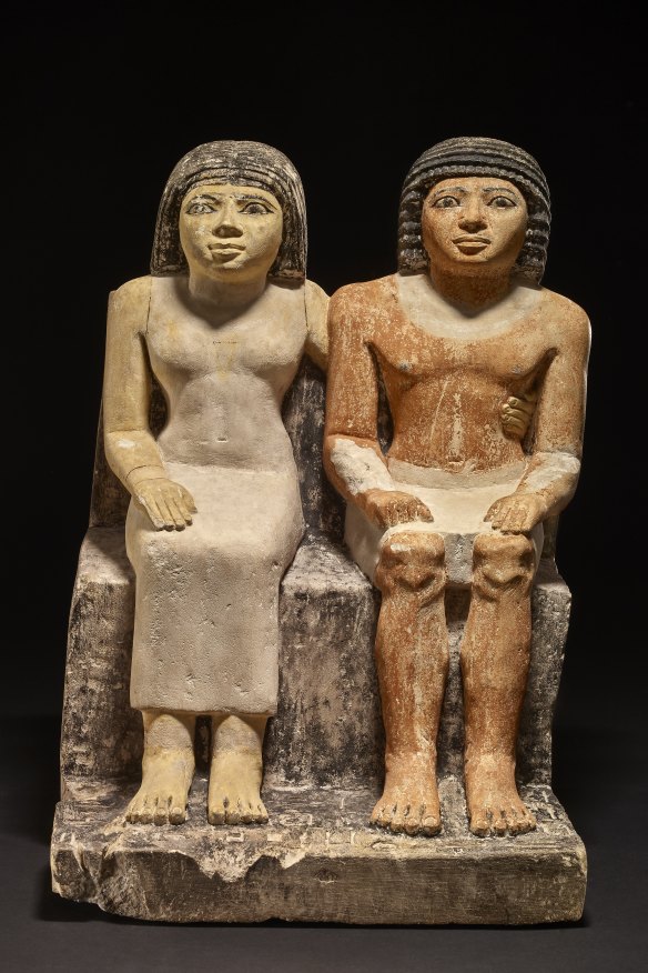 Statue of Katep and Hetepheres Egypt, probably Giza 4th–5th Dynasties, about 2613–2345 BCE.