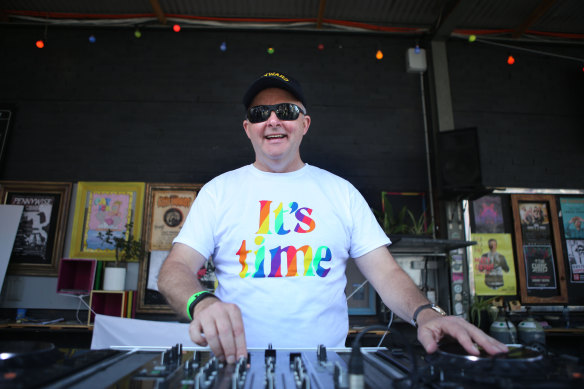 Albanese is something of a cult-hero in the inner-west, and  a sought-after indie DJ.