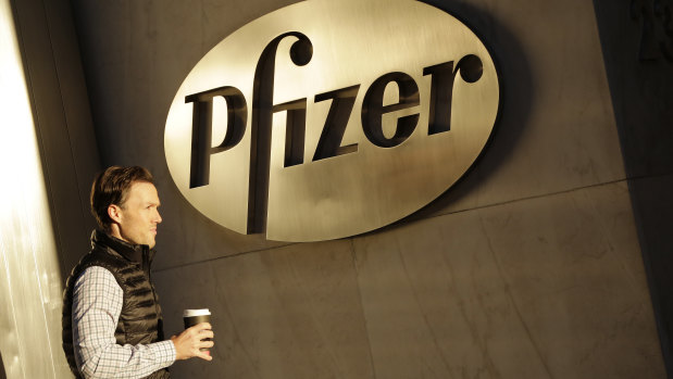 Pfizer's world headquarters in  New York. The pharmaceutical giant pulled out of the search for an Alzheimer's cure in January.