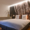 Bedside mural, Hotel Marcel.