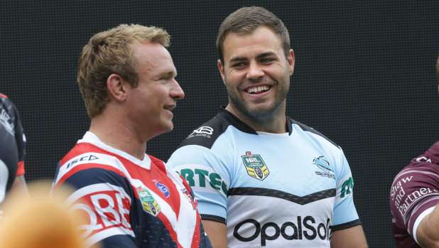 Strong roster: Cronulla's Wade Graham at the NRL season launch.