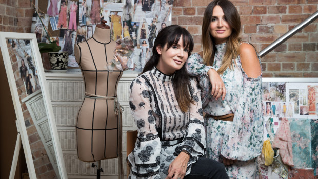 We Are Kindred’s Georgie (left) and Lizzie Renkert in their studio in Surry Hills, Sydney