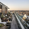 Intercontinental Sydney’s Aster Bar terrace features spectacular views of the Sydney Opera House and harbour.