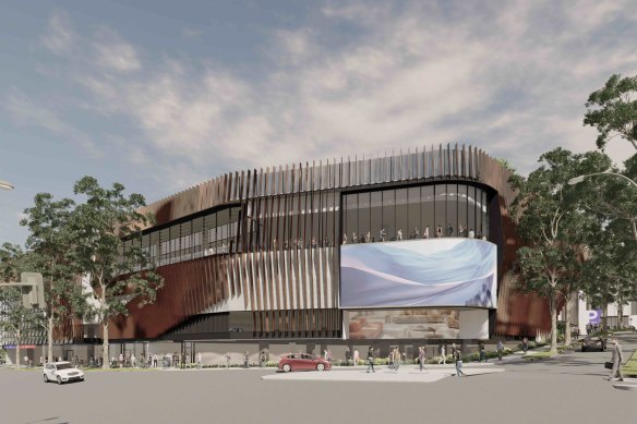 Artist’s render of the 50,000-square-metre retail component of APH Holding’s City Park project in Forest Hill. 