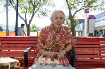 The number one issue is climate change says Mrs Dallas Simmons, 89, in Nowra. 