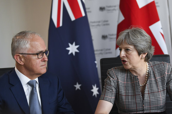 Prime Minister Malcolm Turnbull and his British counterpart, Theresa May, will beef up cyber warfare defences.