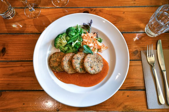 Shakahari's quinoa croquettes.